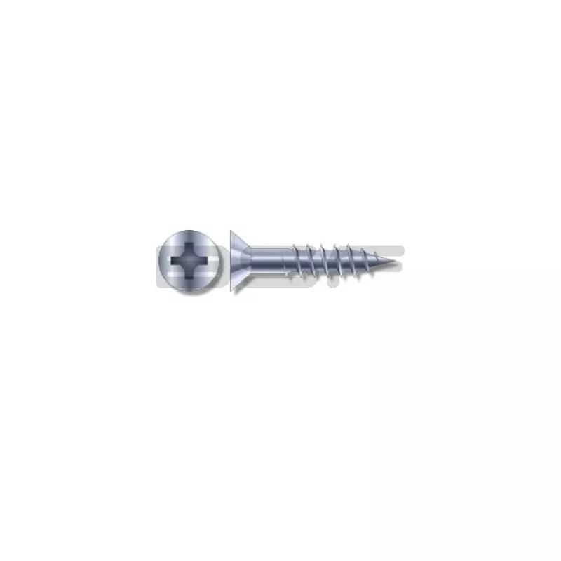 #10-13×3/4″ FLAT HEAD PHIL WOOD SCREW ZINC 100BX