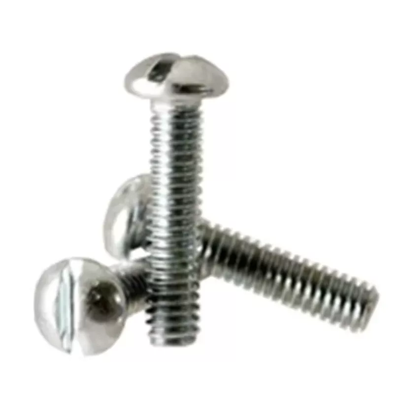 #10-32×2″ MACHINE SCREW RH SLOT [100/BOX]