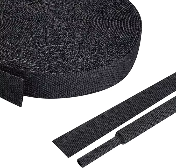 2:1 Ratio Flat Heat Shrinkable Braided Sleeving,Electrical Insulating Tubing,Durable Automotive Fabric Harness Shrinking Sheath (1/2"-20ft)