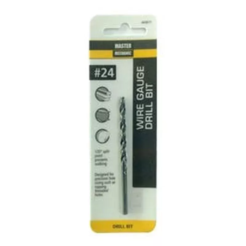#24 3-1/8-In. Wire Gauge Drill Bit Black Oxide