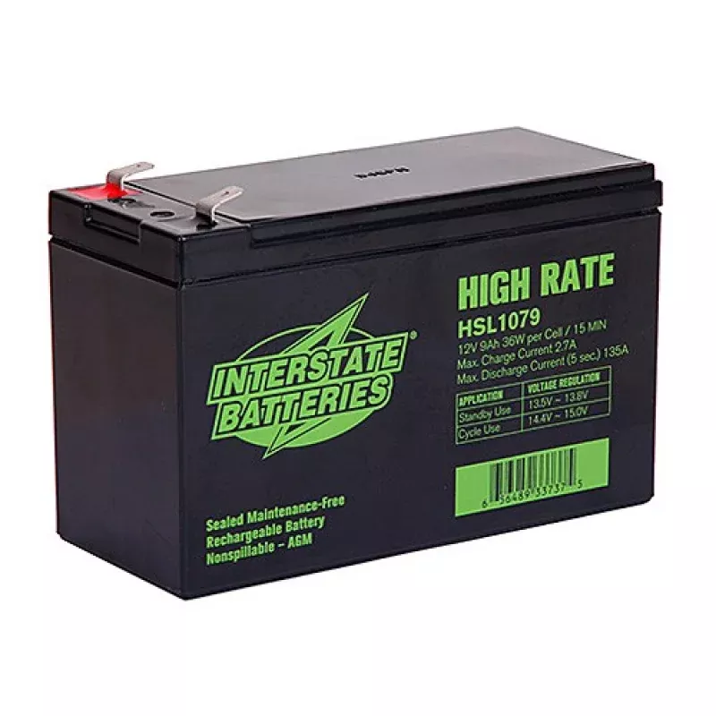 (291) IAME X30 Engine Starter Interstate Batteries, 12 Volt Battery, 9AH