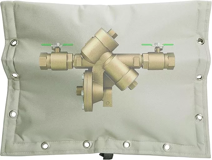30 x 24 Inch Backflow Preventer Insulation Cover- 3 Way Opening Winter Pipe Insulation Sprinkler Valve Cover (5°F)- Waterproof Water Well Pump Covers for Outside Freeze Protection
