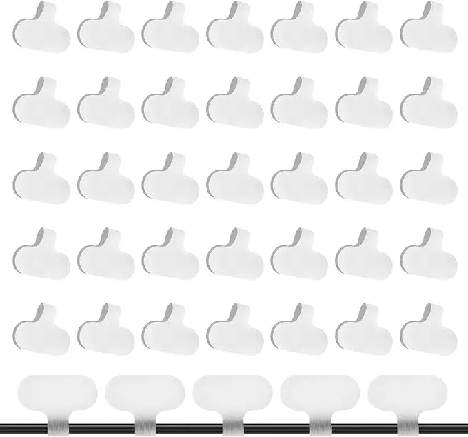 40 Pcs Cable Labels Hook and Loop Cable Labels Self Adhesive Writable Cable Wraps Paste Wire Tags Mini Waterproof Cable Tags for Electronics Computers Management Organizer Identification