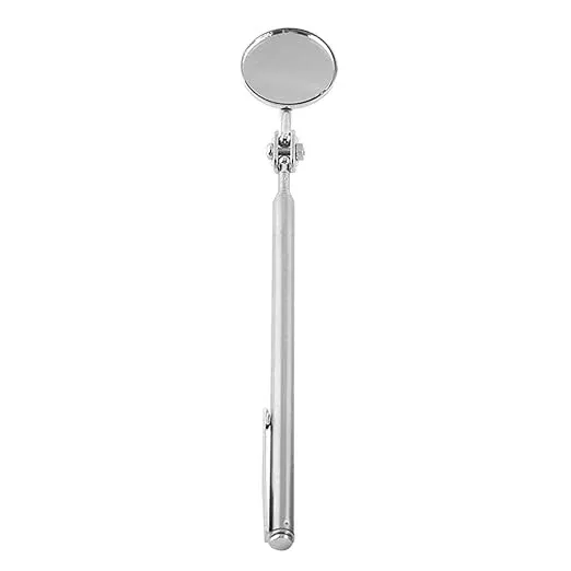 Car Inspection Mirror, Telescoping Inspection Mirror with Handle, 30×600mm