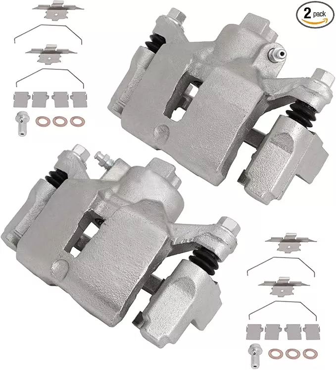 cciyu 18B4644 18B4645 Rear Left & Right Brake Calipers With Bracket For Buick,For Chevy,For Oldsmobile,For Pontiac