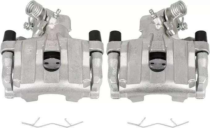cciyu 19B6284A 19B6285A Rear Left & Right Brake Caliper With Bracket For Ford For C-Max/For Escape/For Transit Connect,For Mazda For 3/For 3 Sport