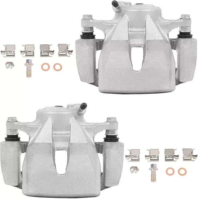 cciyu Front Left & Right Brake Calipers Assembly w/Bracket 19B3194 19B3195 For Pontiac For Vibe,For Scion For iM/For tC,For Toyota For Corolla iM/For Matrix/For Mirai/For RAV4
