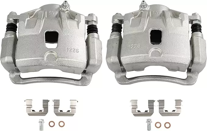 cciyu Front Left & Right Brake Calipers Assembly w/Bracket 19B6464 19B6465 2011 2012 2013 2014 2015 2016 For Hyundai For Elantra,2013 2014 For Hyundai For Elantra Coupe