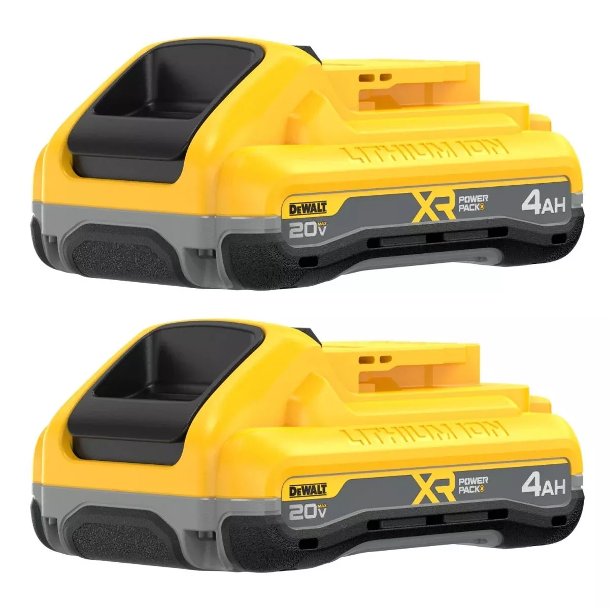 DeWALT20V MAX XR POWERPACK 4.0Ah Battery, 2-Pack