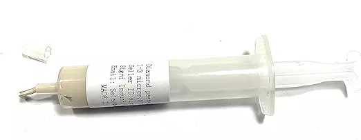 Diamond Lapidary Paste for Finest Mirror Finish Water Based 30% Concentration 5 Gram (5,000 grit / 1-3 microns)