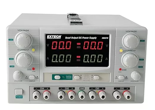 Extech 382270 Quad Output DC Power Supply