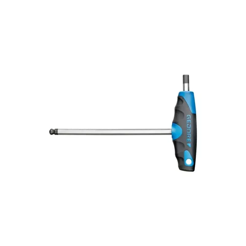 Gedore 2507471 Hexagon Allen key with 2C-T-handle 10 mm