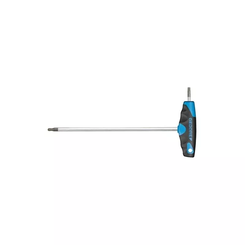Gedore 2647486 Cranked socket key with 2C-T-handle TORX T10