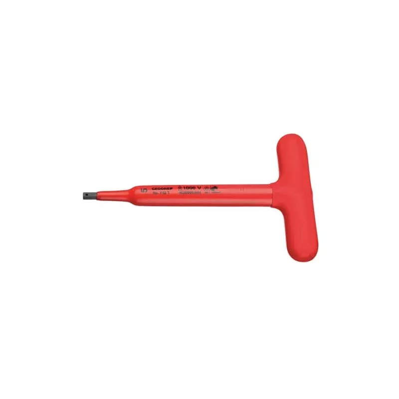 Gedore 2661233 VDE Hexagon Allen key with T-handle 5 mm