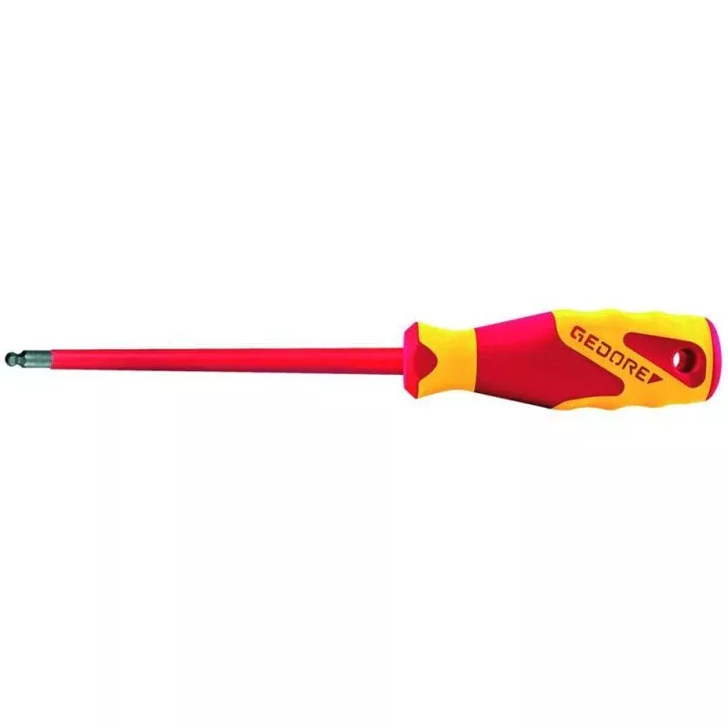 Gedore 2824531 VDE Screwdriver, ball end, 8 mm