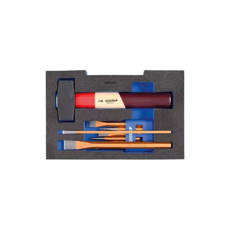Gedore 2835932 Chisel Set, In 1/2 L-BOXX 136 Module