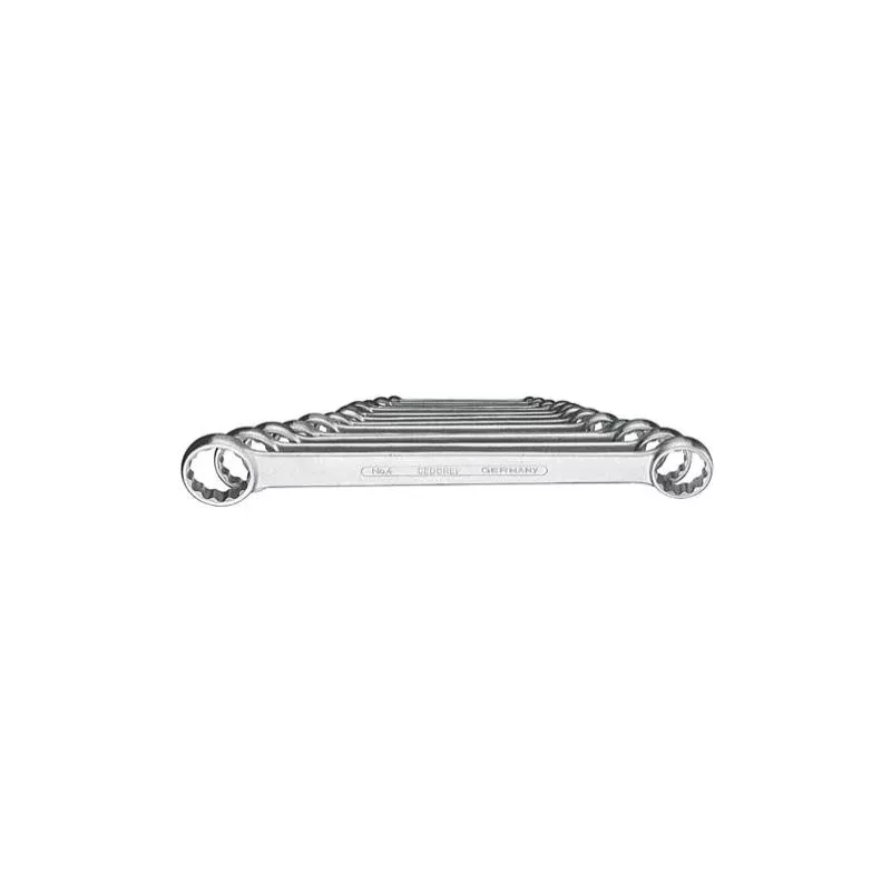 Gedore 6062190 Flat Ring Spanner Set 12 Pieces 6-32 mm