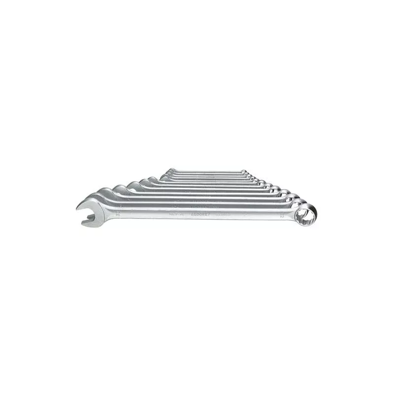 Gedore 6095950 Combination spanner set, extra long, 12 pcs 10-32 mm