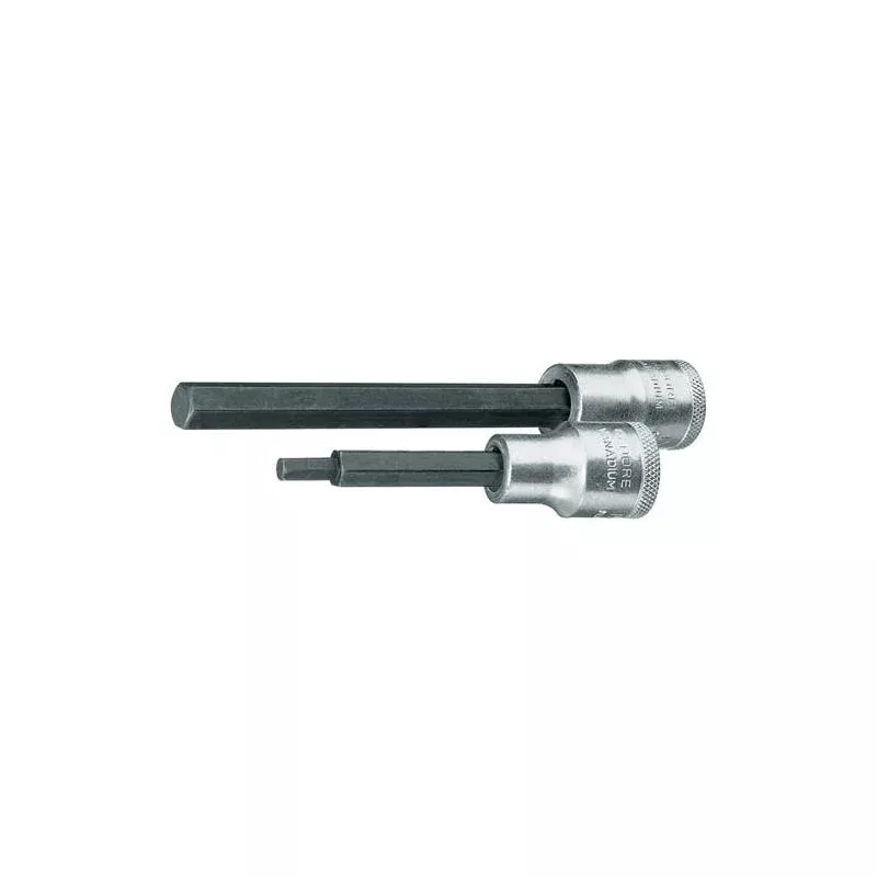 Gedore 6158460 Screwdriver Bit Socket 1/2 Inch Drive, Long 12 mm