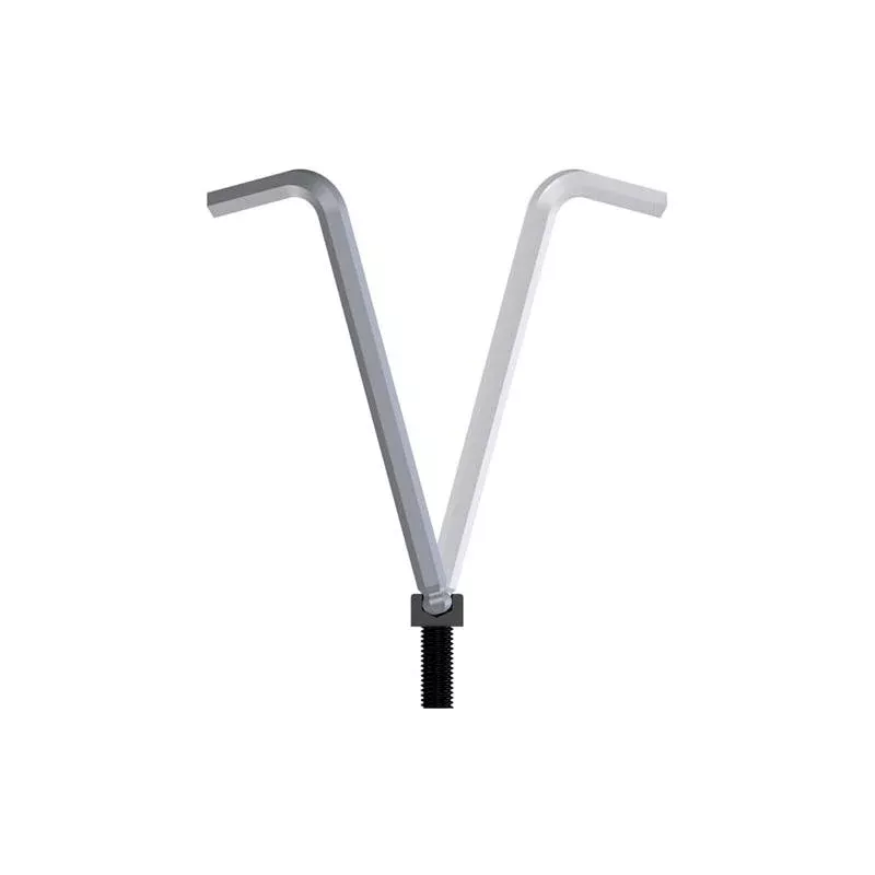 Gedore 6370760Hexagon Allen Key, Extra Long 8 mm