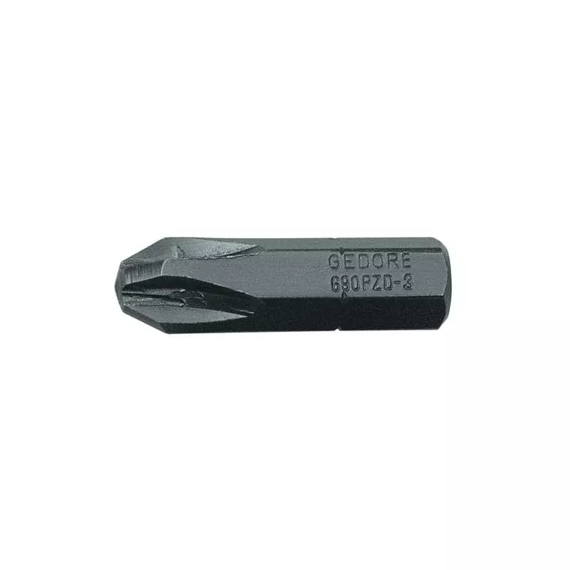 Gedore 6552790 Screwdriver Bit 1/4 Inch Drive , Value Pack 10-Piece, PZ 1
