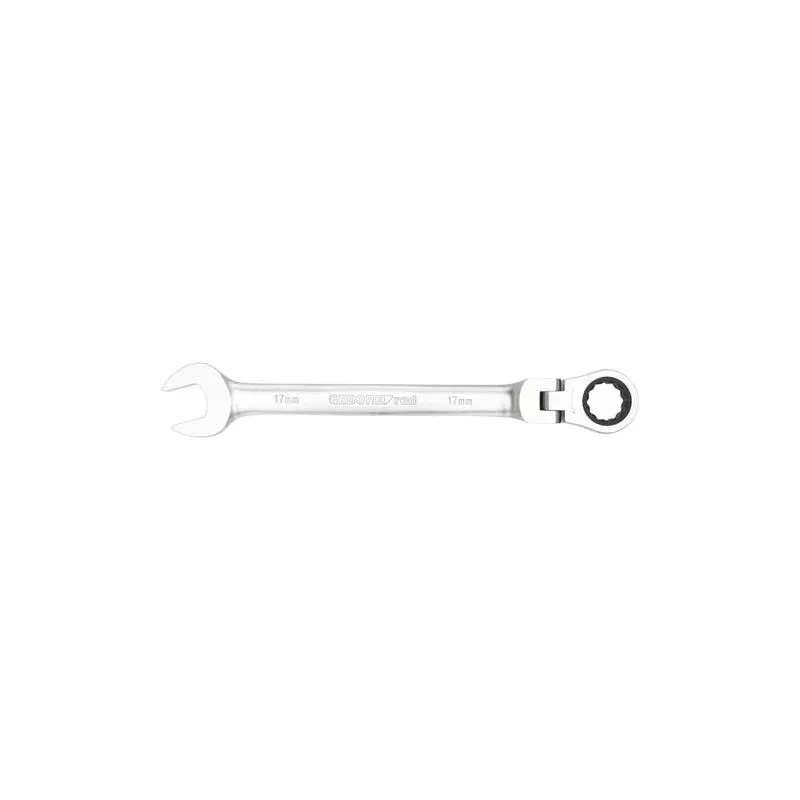 Gedore R07300170 Flexible head combination ratchet spanner Size 17mm L. 233 mm