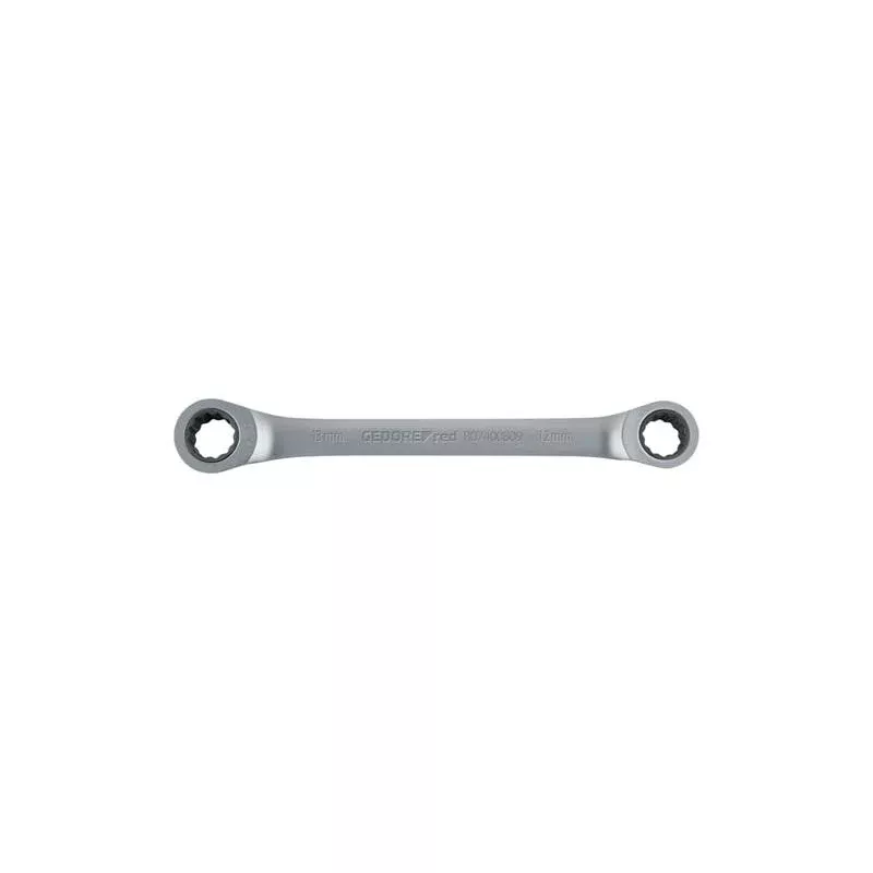 Gedore R07401618 Dbl.ring ratchet span.strght Size 16x18mm
