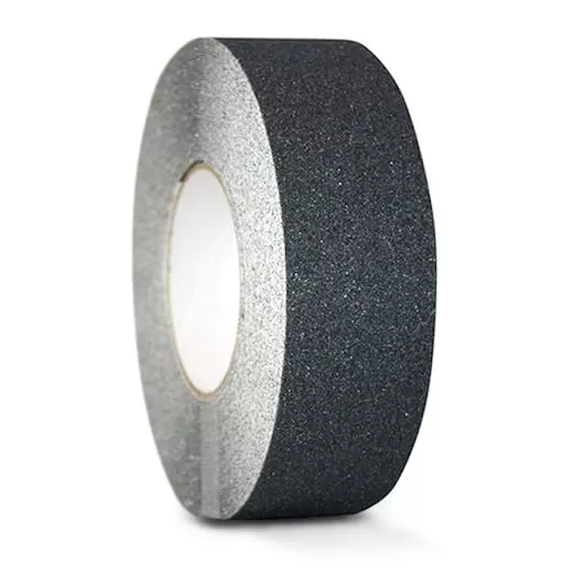 GGR Supplies T.R.U. NST-20 Black Non-Skid Tape 12 in. Wide x 60 ft. Length Safety Way 60 Grit Anti Slip Traction Tape 32 Mil No Slip