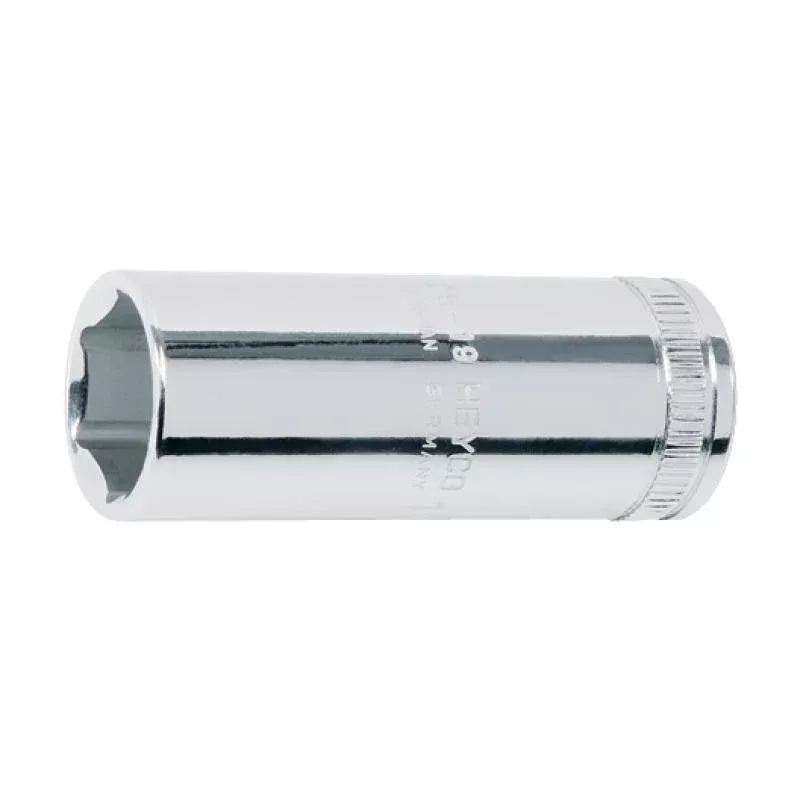 Heyco 00025190783 Extra Deep 1/4 Inch Drive Metric Socket, 7 mm