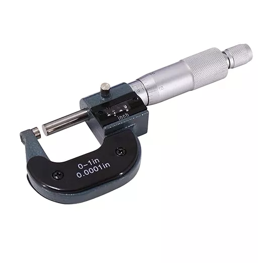 HFS(R) 1" Mechanical Digital Outside Micrometer Digit Counter Carbide Tips 0.0001"