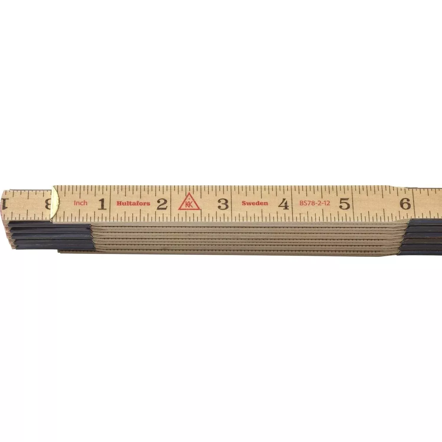Hultafors 101304U Brick Spacing Folding Wooden Ruler, 78"