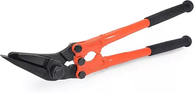 IDL Packaging H-300 Strapping Cutter for Steel and Polyester (PET) Strapping up to 2" Width and 0.044” Thickness - Heavy Duty Tool with Ergonomic Handles - Strap/Band Cutter for Strapping