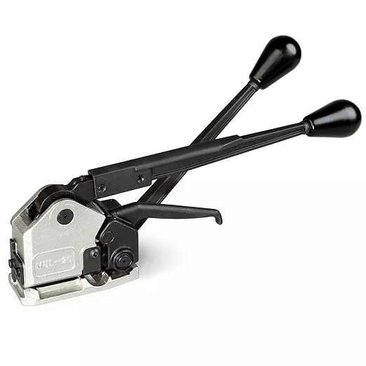 IDL PACKAGING Teknika MUL-20 Heavy Duty Sealless Combination Tool for High Tensile Steel Strapping, Adjustable for 3/4" and 5/8" Strap Width