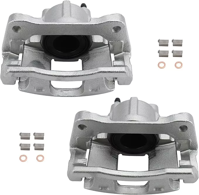 IRONTEK 18B5044 18B5045 Front Left & Right Brake Caliper for 2008-13 for Chrysler Town&Country, 2008-15 for Dodge Grand Caravan/07-10 Nitro, 08-12 for Jeep Liberty, 07-12 Wrangler, 12-13 for Ram C/V