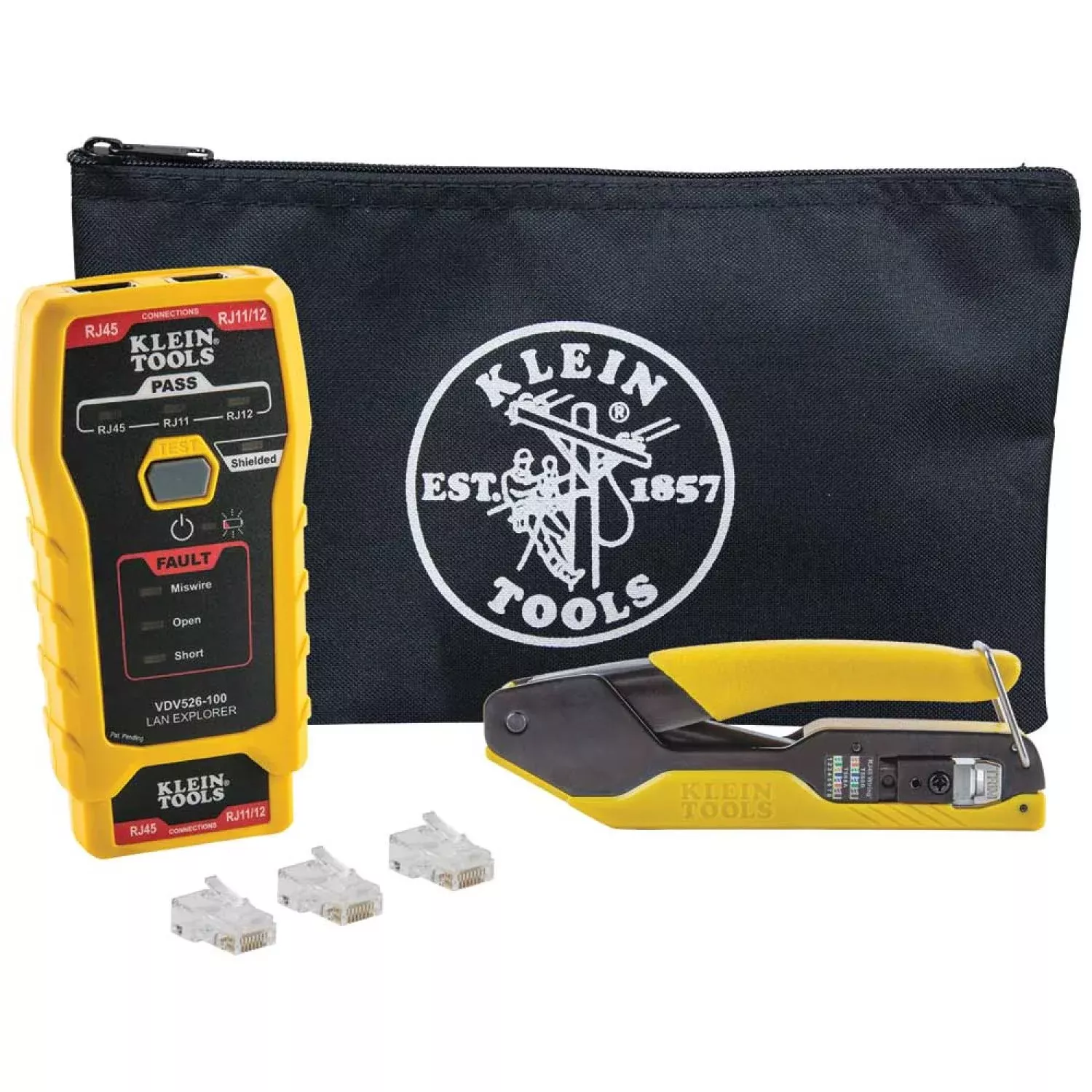 Klein Tools VDV026-813 Pass-Thru Cable Installation Kit