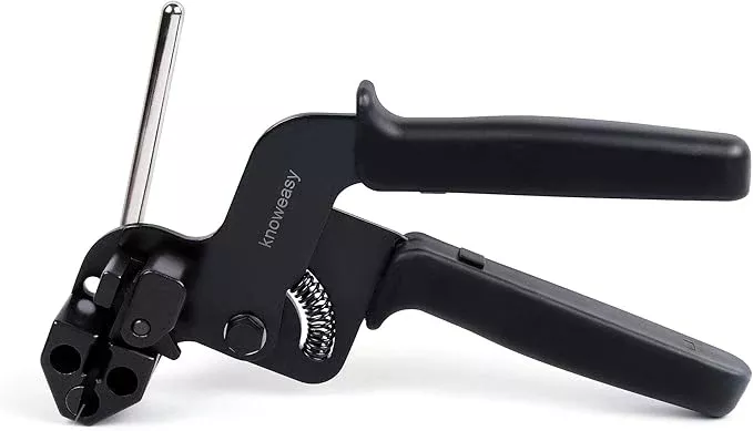 Knoweasy Stainless Steel Cable Tie Gun, Cable Tie Tool and Zip Tie Tool Ideal for Home, Office, and Industrial Use