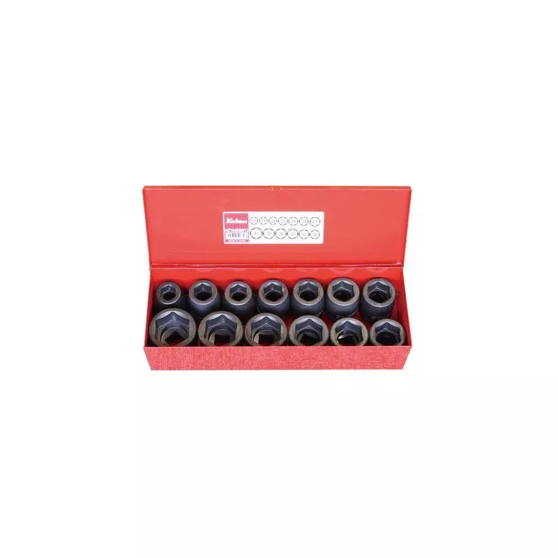 Ko-Ken 16201M Socket Set 19-41mm 6 Point 13 pieces 3/4 Sq. Drive