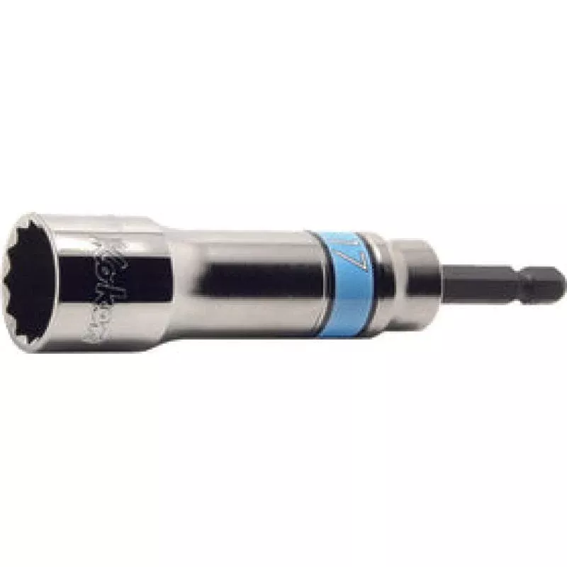 Ko-Ken BD014E-14 1/4 Hex Dr. Long Socket 14mm 12 point Length 104mm