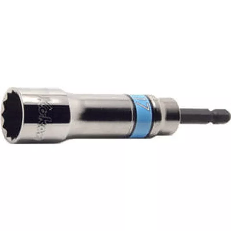 Ko-Ken BD014SE-19 1/4 Hex Dr. Long Socket 19mm 12 point Length 77mm