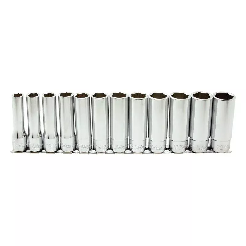 Ko-ken RS4305M/10 Hex 1/2"Sq. Dr. 12 Point Socket Set 10 Pcs 10-22 mm