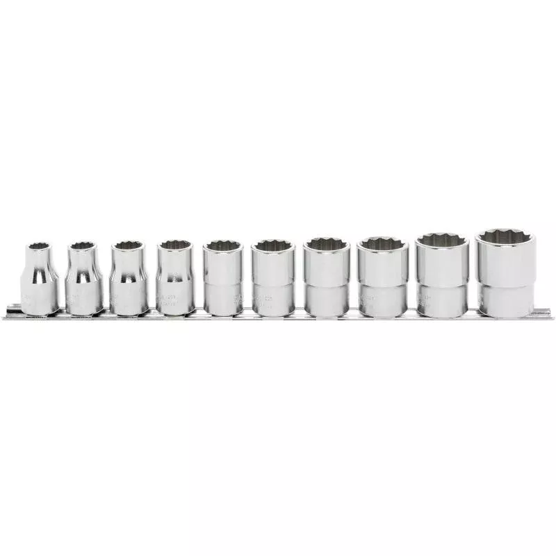 Ko-ken RS4405M/10 Hex 1/2"Sq. Dr. 12 Point Socket Set 10 Pcs 10-22 mm