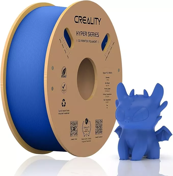 Official Creality Hyper PLA Filament 1.75mm, High Speed PLA 30-600mm/s 3D Printer Filament, Dimensional Accuracy +/-0.02mm, Fit Most FDM 3D Printers,1KG(2.2lbs) Spool Viva Magenta