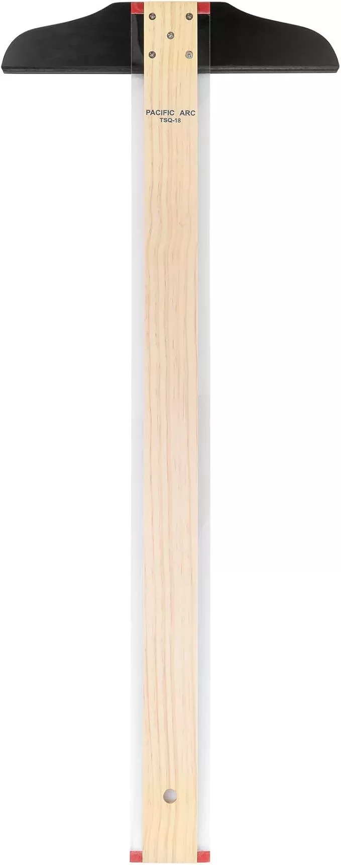 Pacific Arc 18 Inch T Square, Traditional Maple Blade with Acrylic Edge