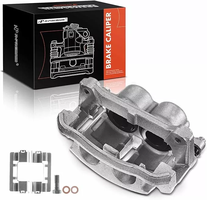 A-Premium Disc Brake Caliper Assembly with Bracket Compatible with Select Ford Models - Transit-150/Transit-250/Transit-350/Transit-350 HD 2015 2016 2017 2018 2019 - Rear Left Driver Side