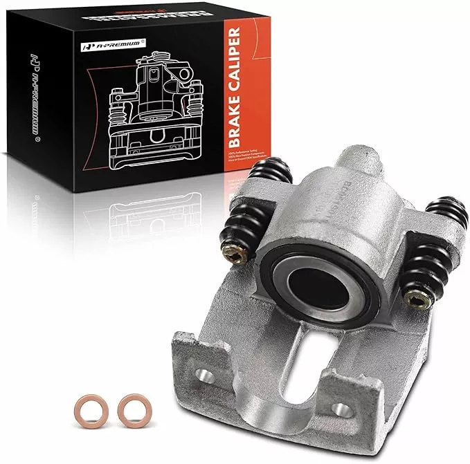 A-Premium Disc Brake Caliper Assembly Without Bracket Compatible with Select Ford and Lincoln Models - For F-150 2004-2011, Lobo 2005-2009, Mark LT 2006-2008 2010-2011 - Rear Left Driver Side