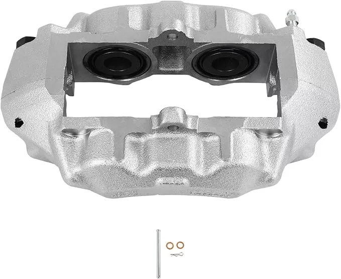 SCITOO 187017 Front Left Disc Brake Caliper Fit For Chev For Corvette 1965-1982, 4 Pistons