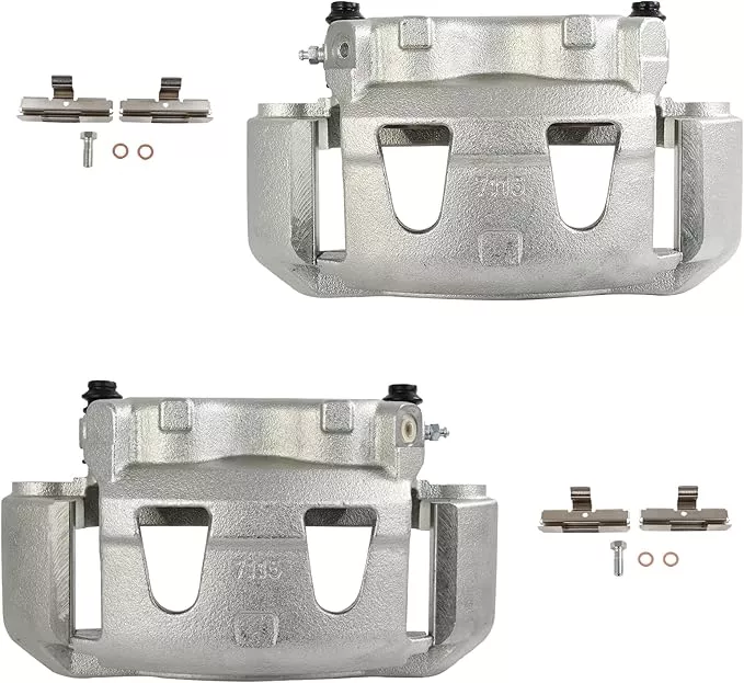 SCITOO 18B4615 18B4614 Front Left & Right Disc Brake Calipers Assembly w/Bracket For Ford