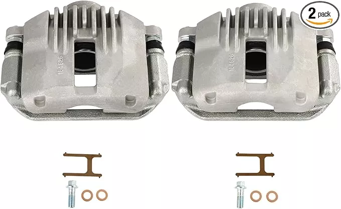 SCITOO 18B4627 18B4626 Rear Left & Right Disc Brake Calipers w/Bracket Fit For Chev For Caprice 1994-1996,For Chev For Impala 1994-1996, Single Piston