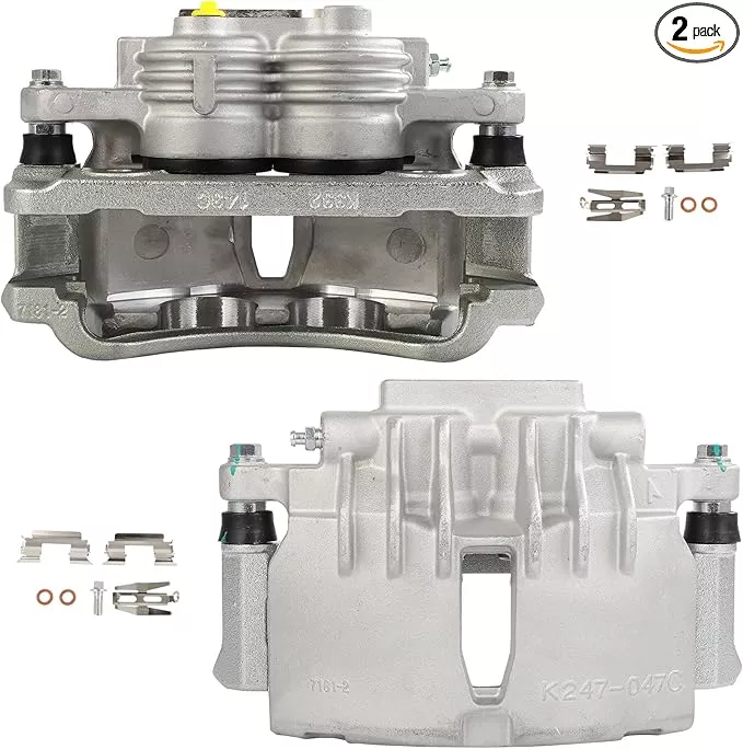 SCITOO 18B4839 18B4838 Front Left & Right Disc Brake Calipers Assembly w/Bracket For Ford For Mustang 2003-2004