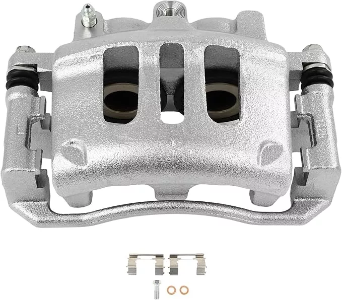 SCITOO 18B4841 Front Left Disc Brake Caliper w/Bracket Fit For Ford For Crown Victoria 2003-2011,For Mercury For Grand Marquis 2003-2011,For Mercury For Marauder 2003-2004, Double Pistons